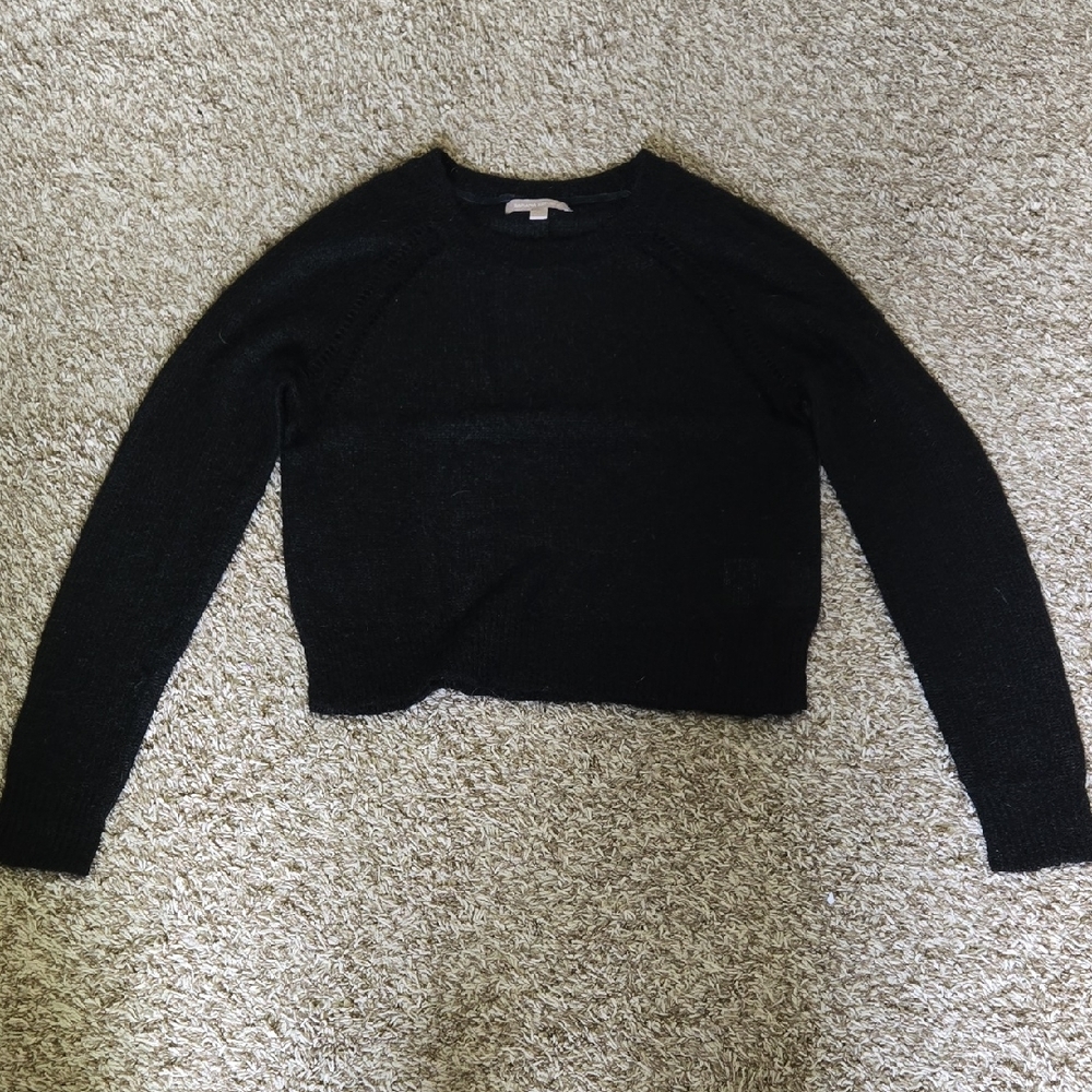 Banana Republic Charcoal Knit Top